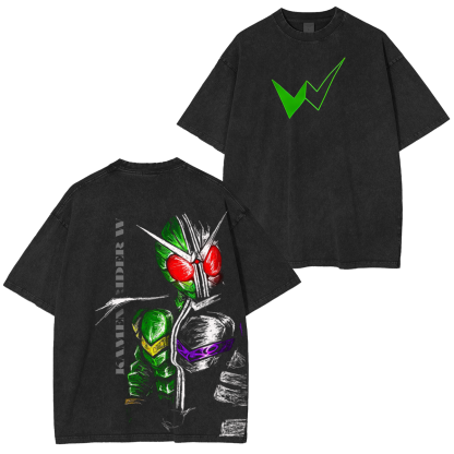 Kamen Rider W Vintage Washed Unisex T-Shirt