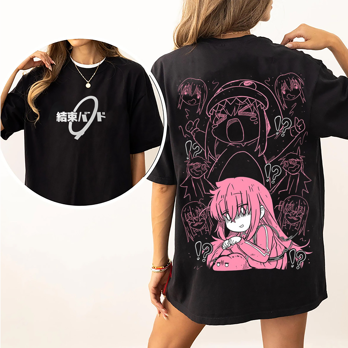 Pure Cotton Bocchi The Rock Gotou Hitori Unisex Shirt/Crewneck/Hoodie