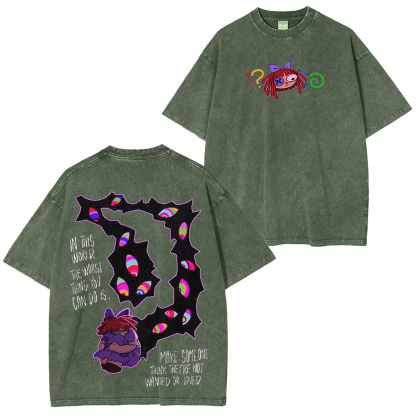Smiling through the madness.Ragatha theamazingdigitalcircus Oversized T-shirt/Crewneck/Hoodie