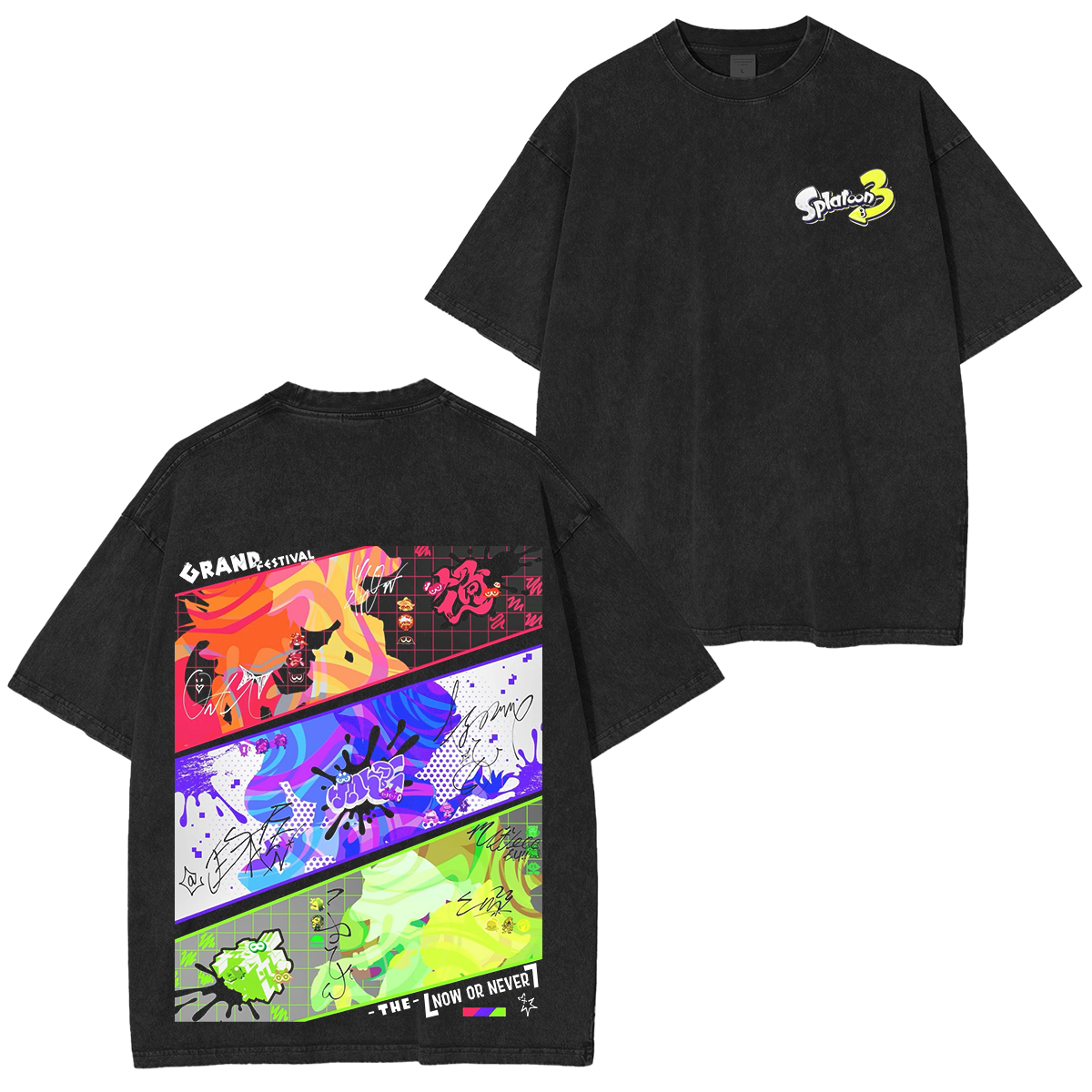 Splatoon 3 Washed T-Shirt