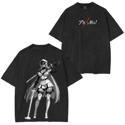 Esdeath-Akame Ga Kill Washed T-Shirt