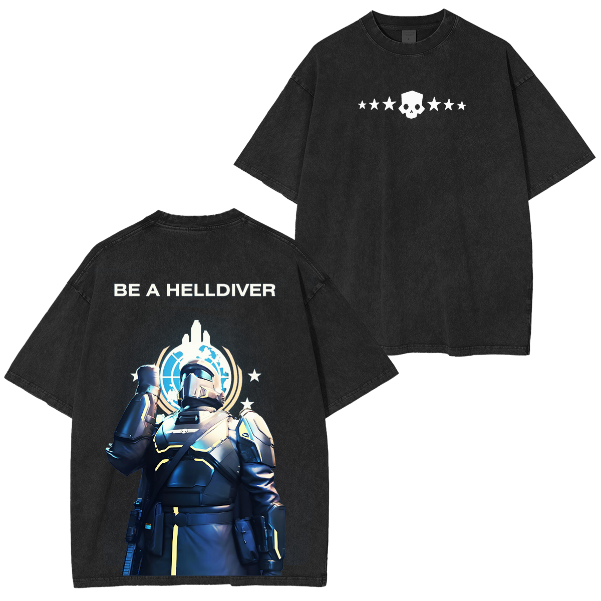 Helldivers 2 Washed T-Shirt