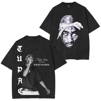 Tupac Shakur Washed Unisex T-Shirt