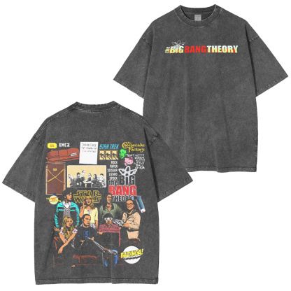 The Big Bang Theory TV Shown Oversized Washed T-shirt/Crewneck/Hoodie