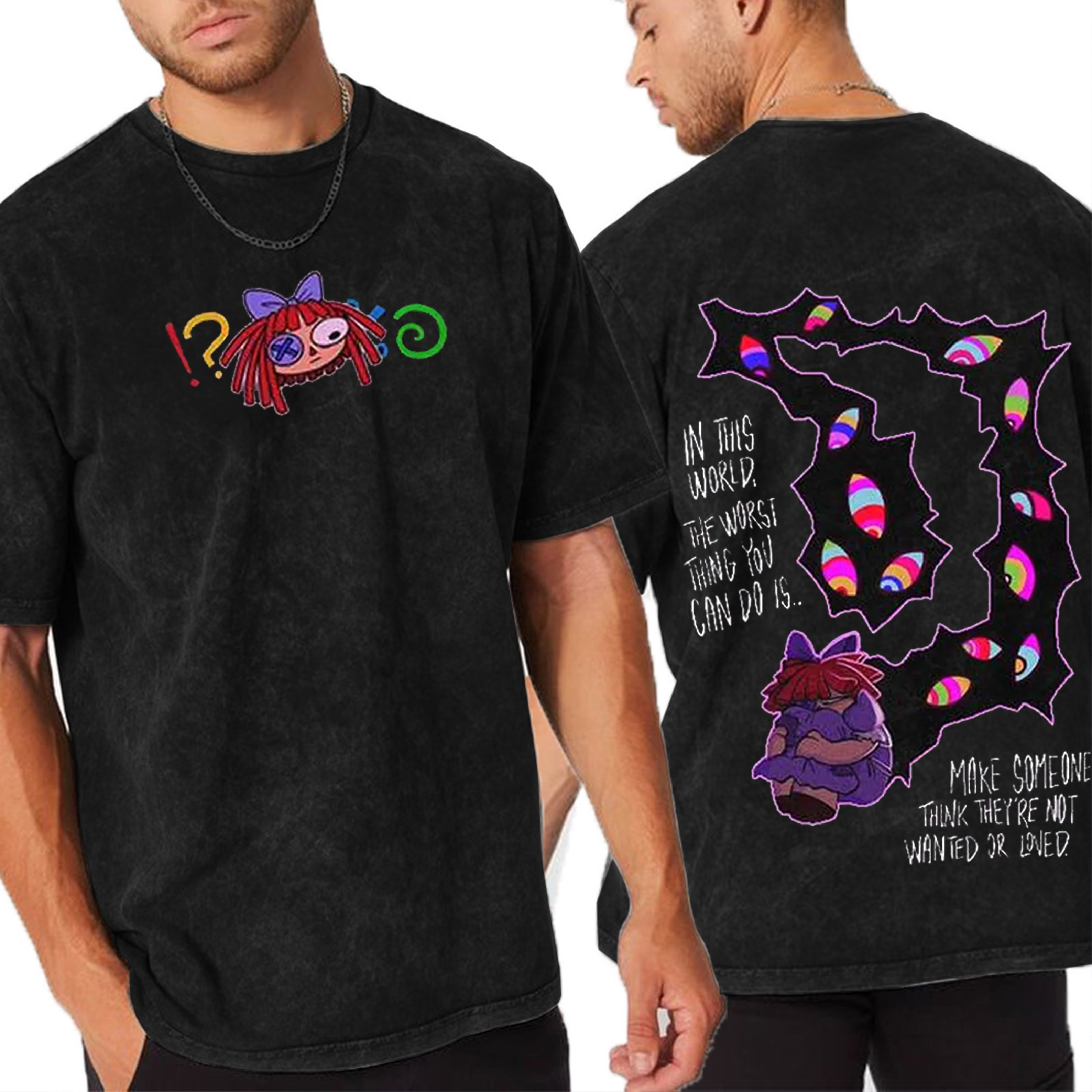 Smiling through the madness.Ragatha theamazingdigitalcircus Oversized T-shirt/Crewneck/Hoodie