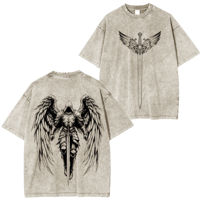 Arcangel Saint Michael Vintage Washed T-shirt/Crewneck/Hoodie