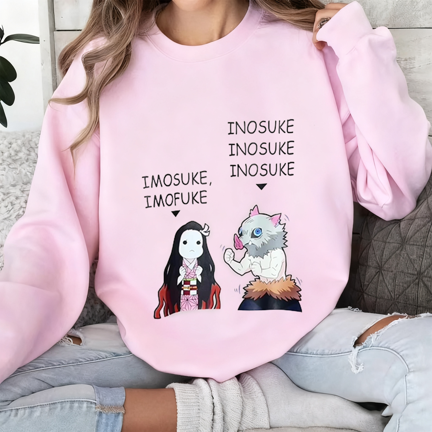 Funny Demon Slayer Unisex Shirt/Crewneck/Hoodie