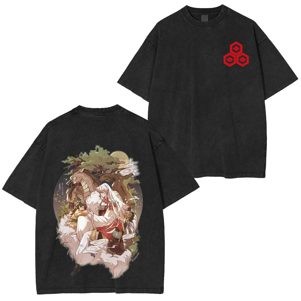 Inuyasha Sesshomaru Vintage Oversized T-shirt/Crewneck/Hoodie