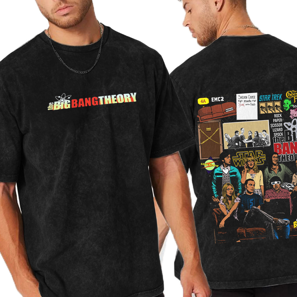 The Big Bang Theory TV Shown Oversized Washed T-shirt/Crewneck/Hoodie