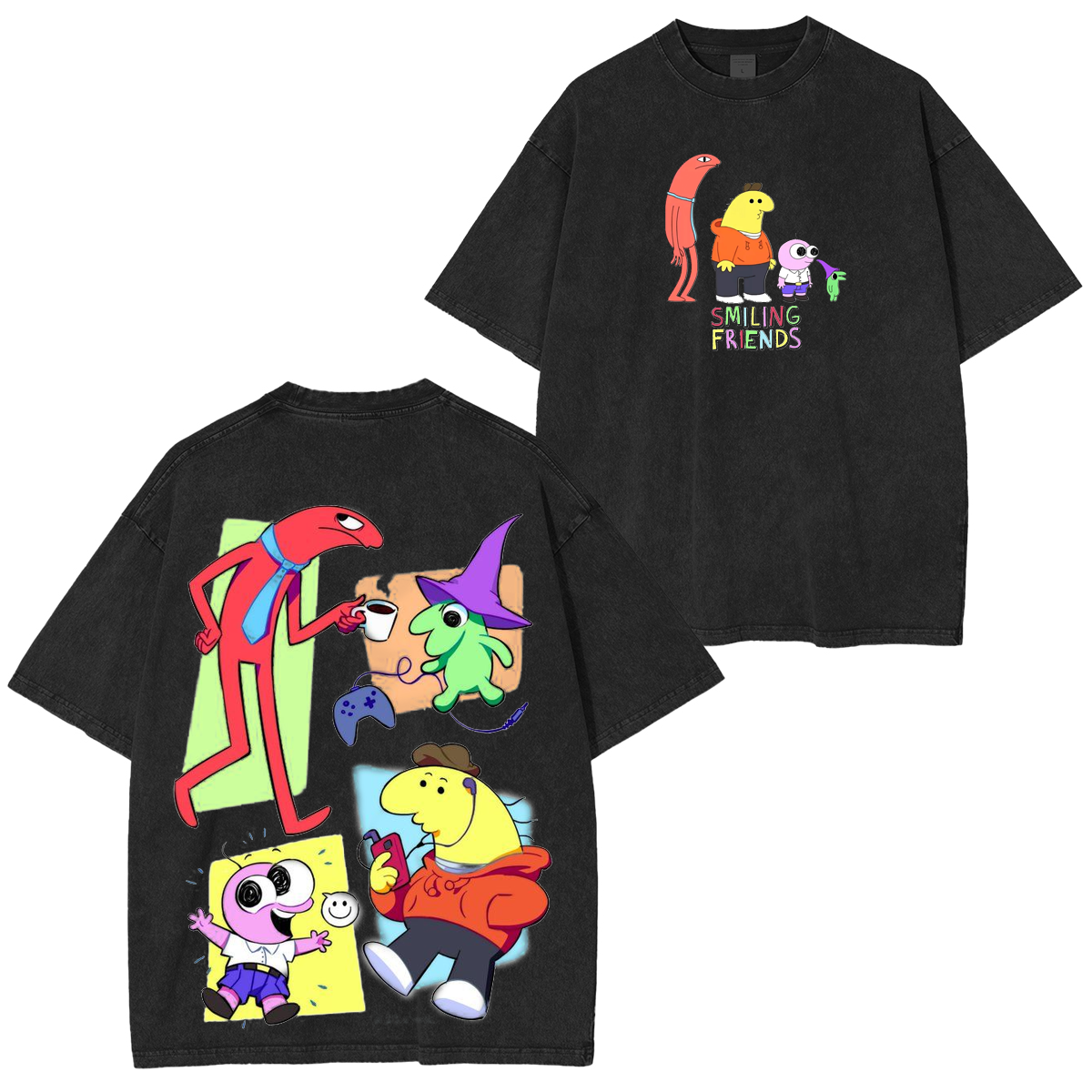 Smiling Friends Vintage  Washed T-shirt/Crewneck/Hoodie