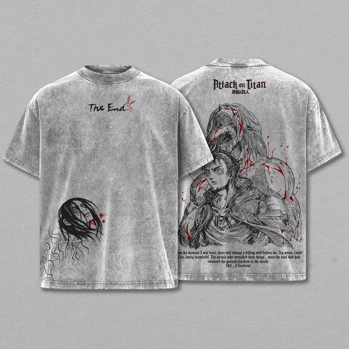 Attack on Titan Oversized T-shirt/Crewneck/Hoodie