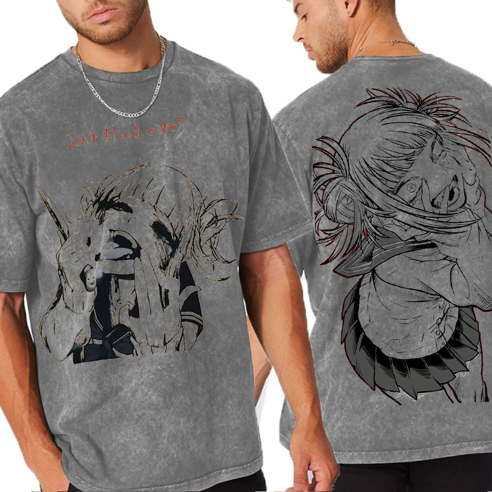 Himiko Toga My Hero Academia Anime Vintage Oversized T-shirt/Crewneck/Hoodie