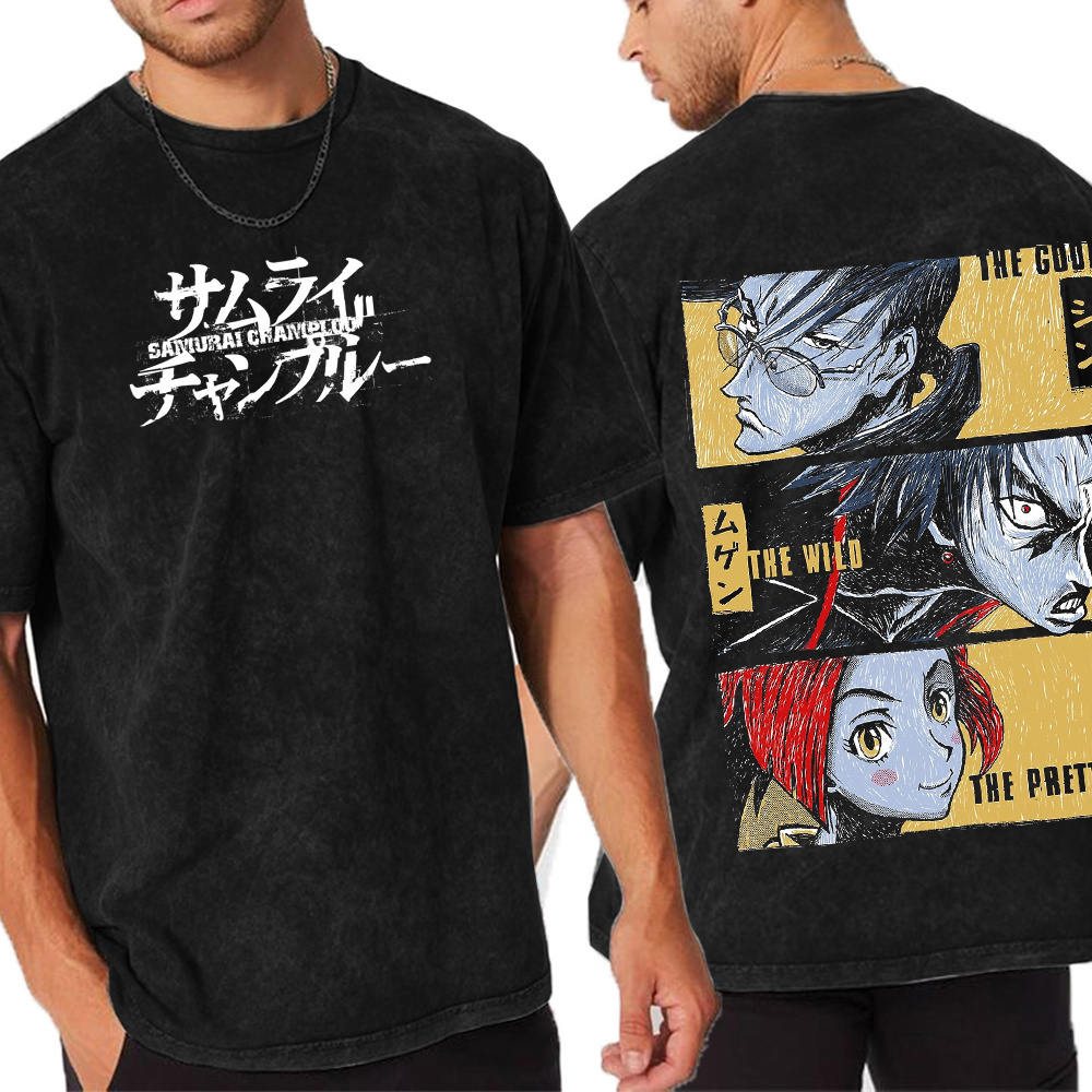 Samurai Champloo Vintage Oversized T-shirt/Crewneck/Hoodie