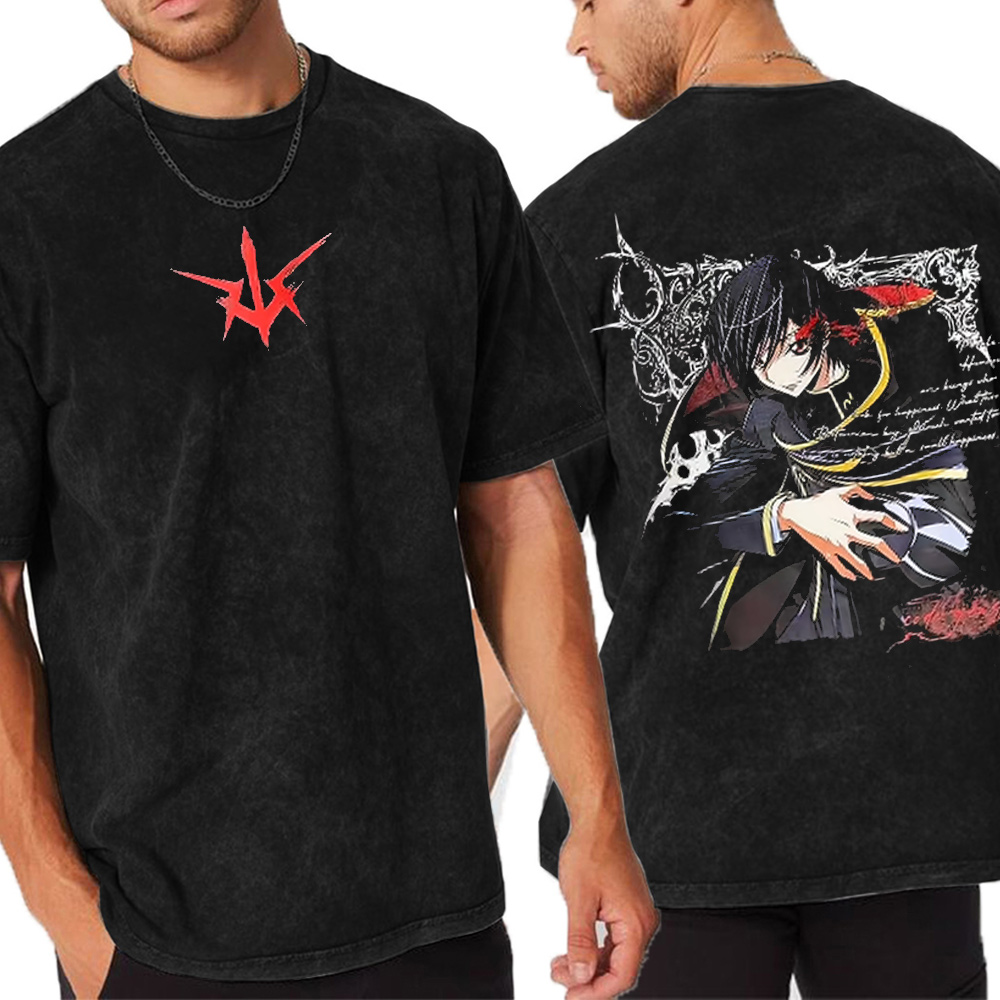 Code Geass Lelouch Vintage Oversized T-shirt/Crewneck/Hoodie