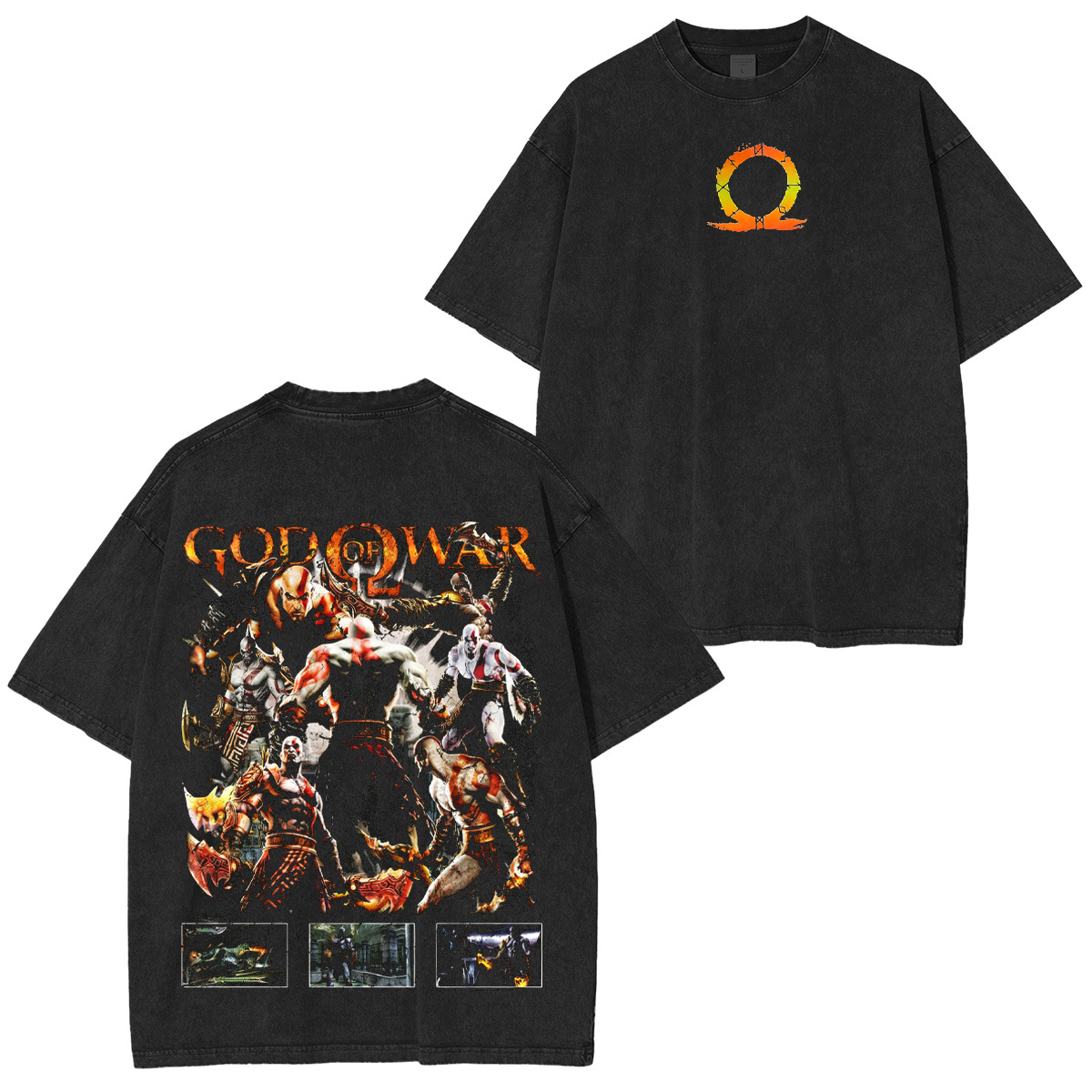 Kratos God of War Oversized T-shirt/Crewneck/Hoodie