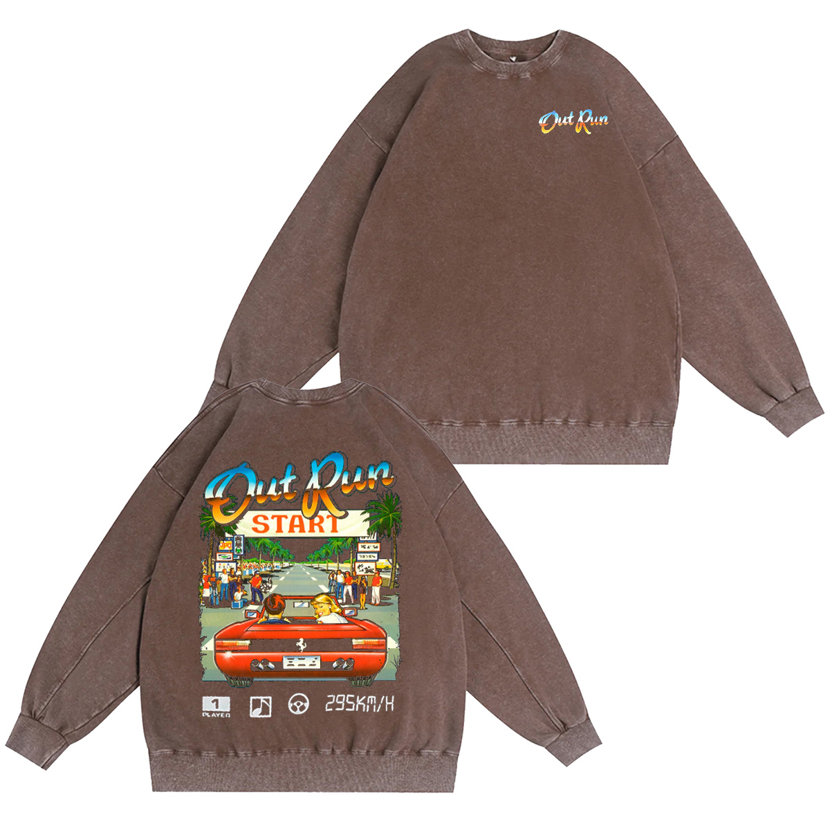 Retro Out Run Oversized T-shirt/Crewneck/Hoodie