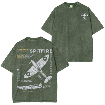 Supermarine Spitfire MK1 Oversized T-shirt/Crewneck/Hoodie
