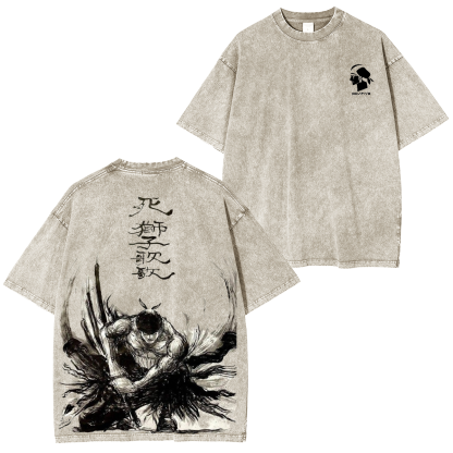 One Piece Zoro Unisex Washed T-Shirt