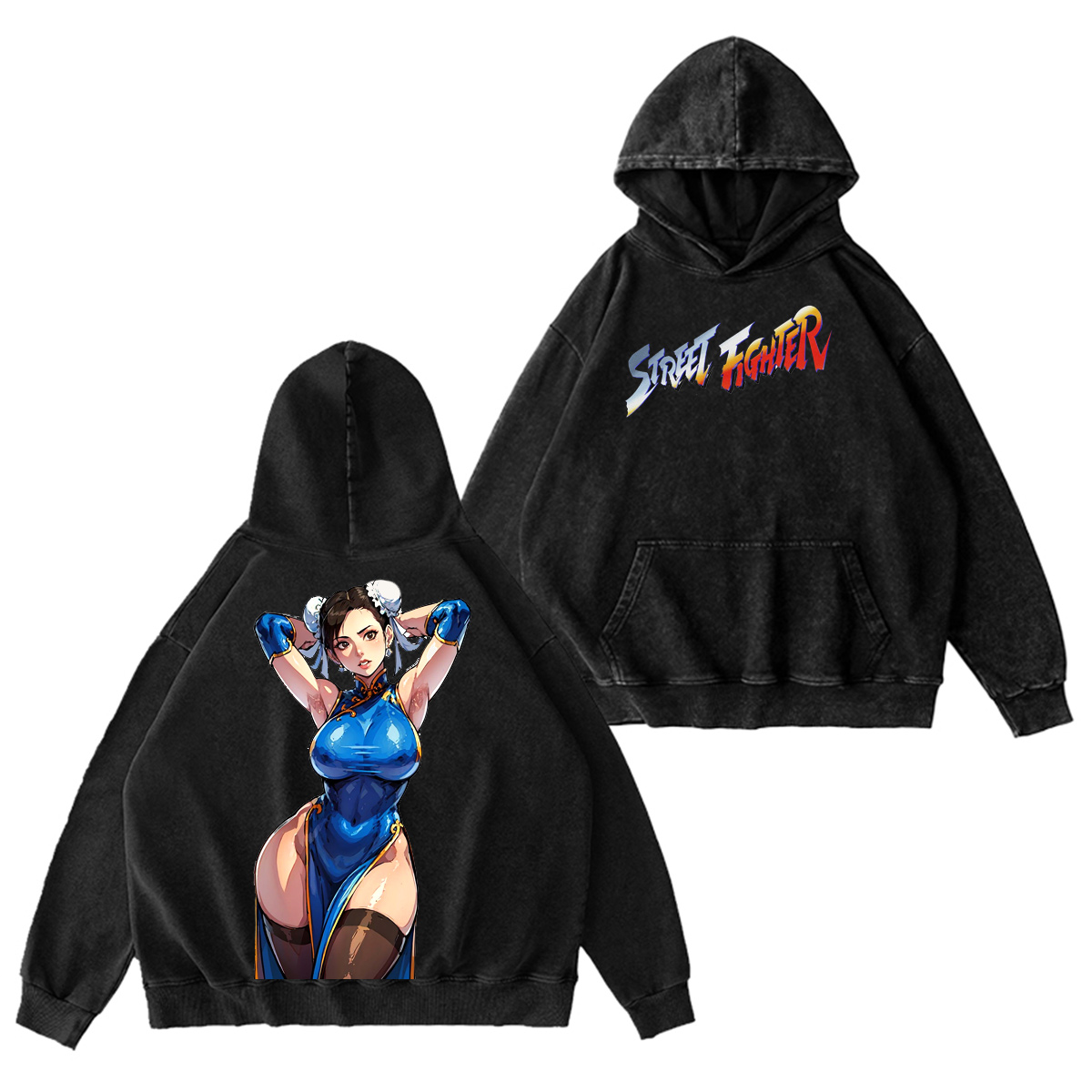 Street Fighter Alpha Oversized Washed T-shirt/Crewneck/Hoodie