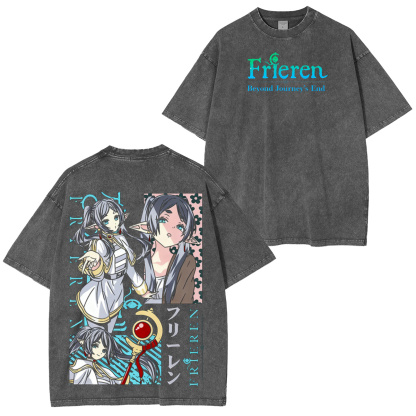 Frieren Vintage Washed T-shirt/Crewneck/Hoodie