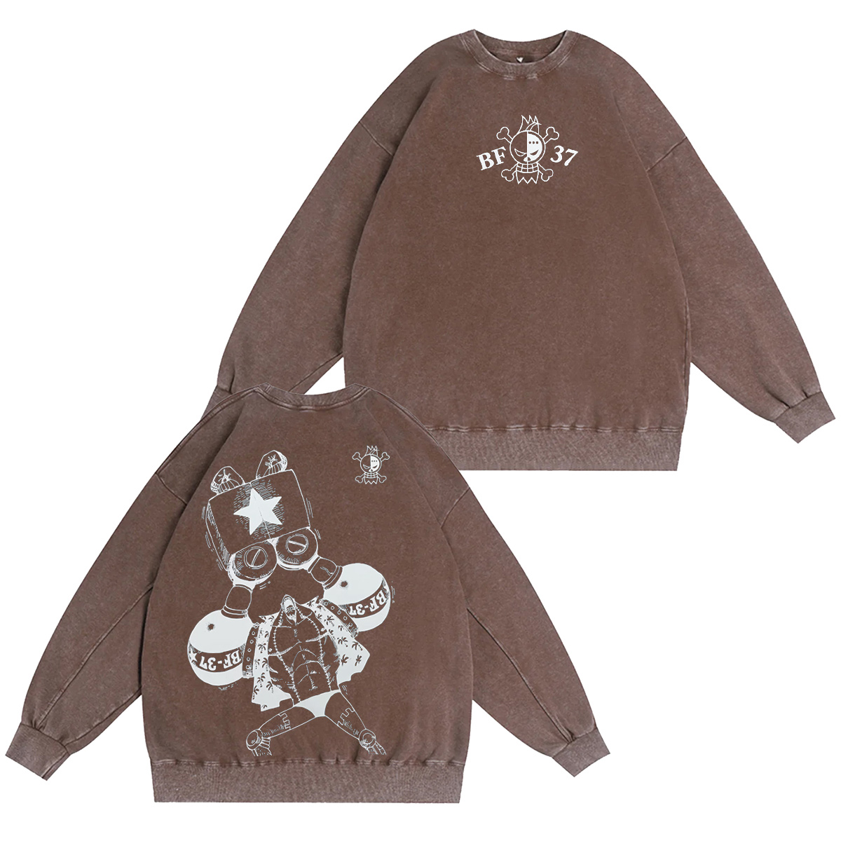 One Piece Vintage Washed T-shirt/Crewneck/Hoodie