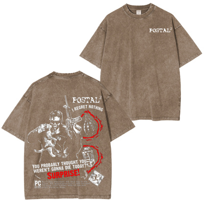 Postal 2 Washed T-shirt/Crewneck/Hoodie
