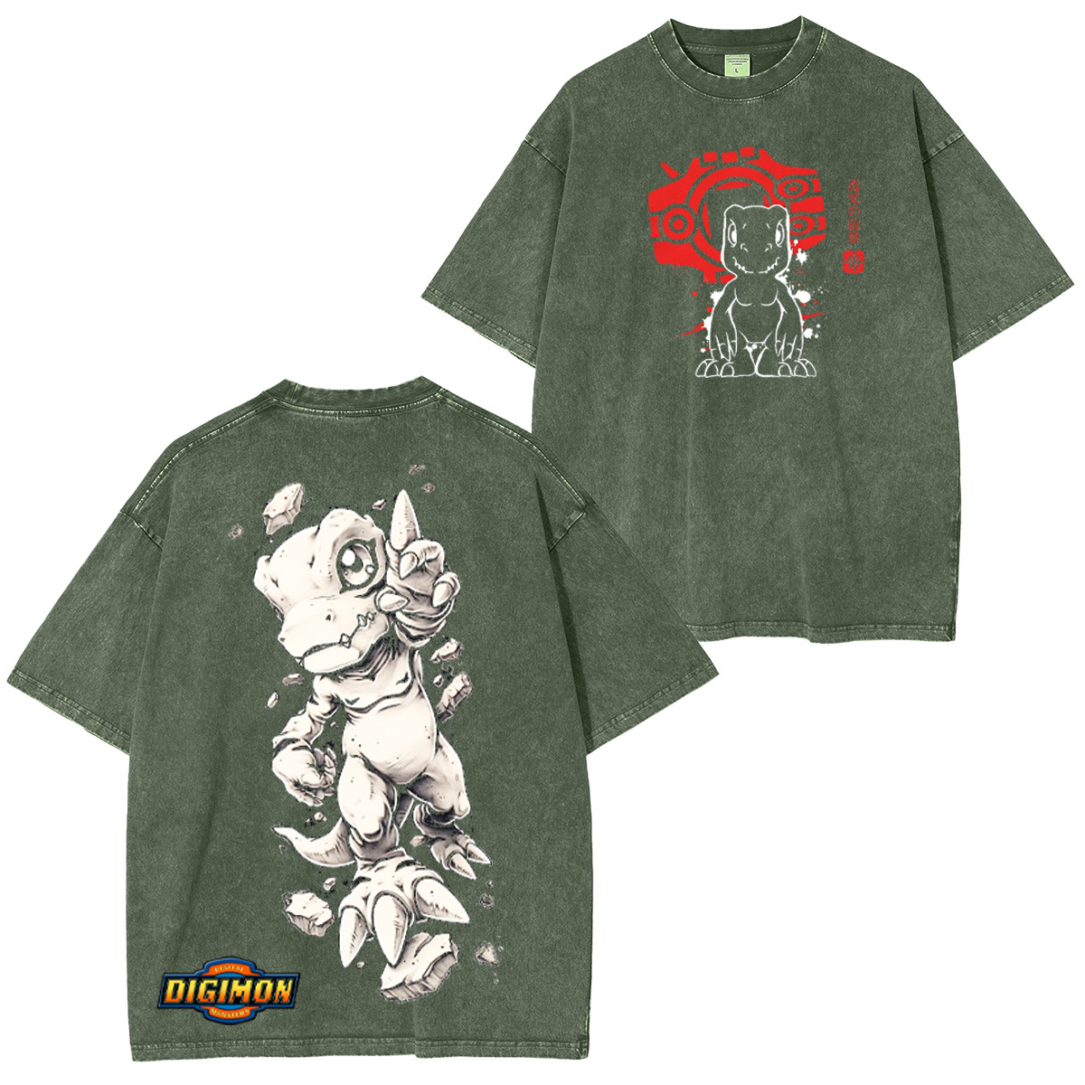 Agumon Digimon Oversized T-shirt/Crewneck/Hoodie