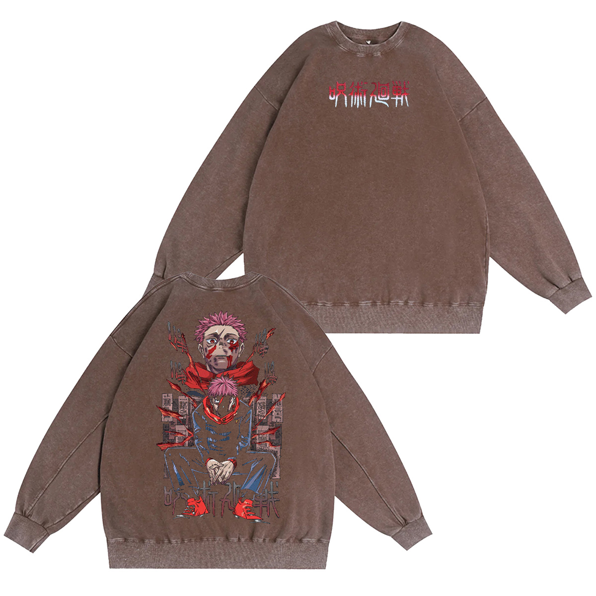 Yuuji Itadori Jujutsu Kaisen Oversized T-shirt/Crewneck/Hoodie