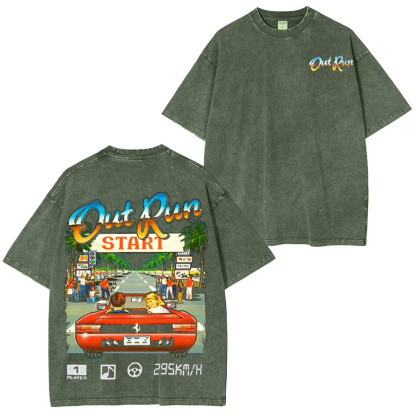 Retro Out Run Oversized T-shirt/Crewneck/Hoodie