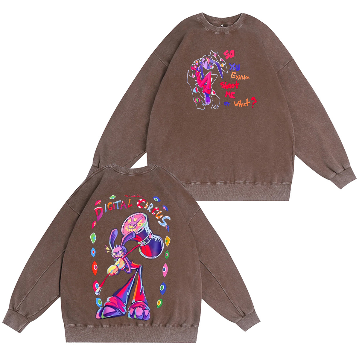 Jax The Amazing Digital Circus Oversized T-shirt/Crewneck/Hoodie