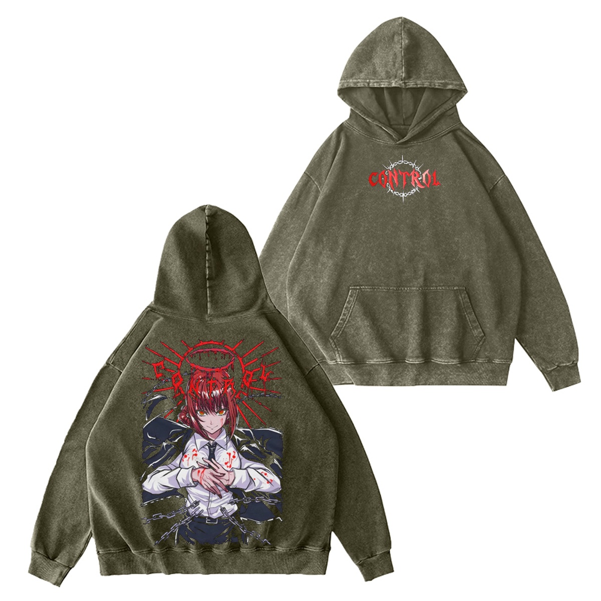 Makima Chainsaw Man Oversized T-shirt/Crewneck/Hoodie