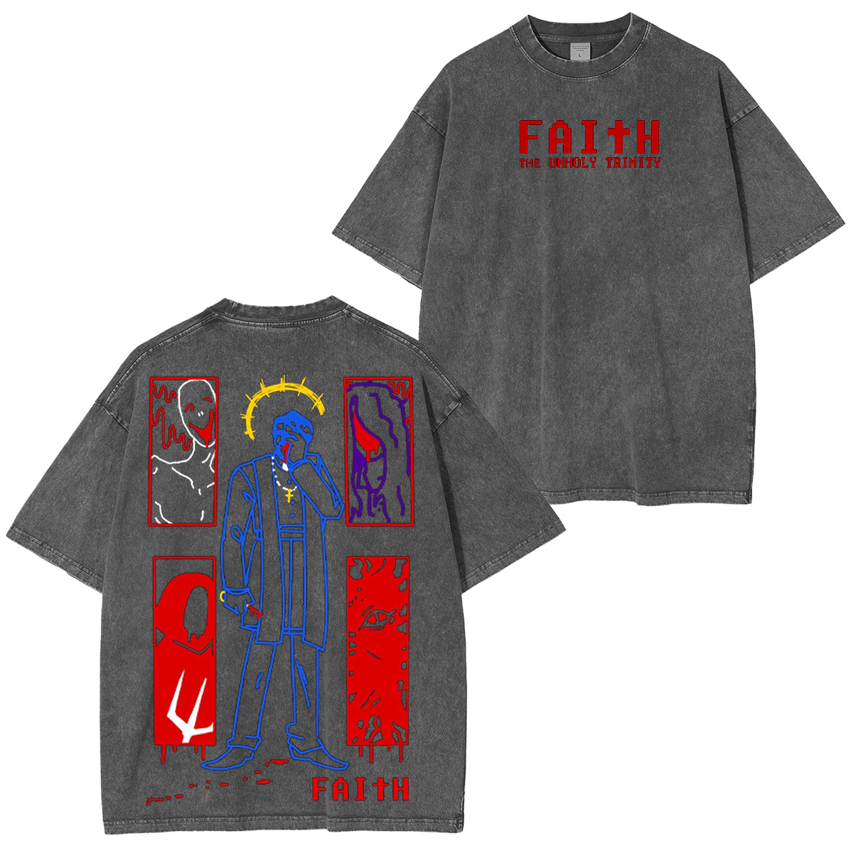 FAITH The Unholy Trinity Oversized T-shirt/Crewneck/Hoodie