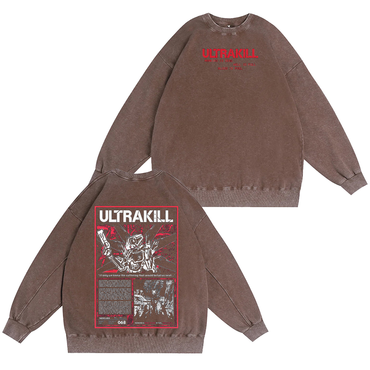 ULTRAKILL Oversized T-shirt/Crewneck/Hoodie