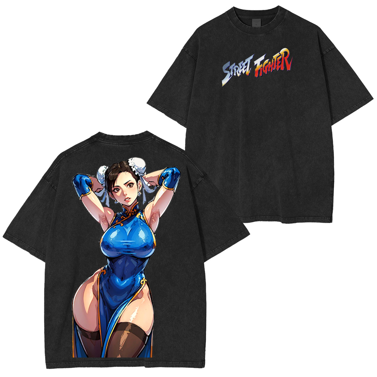 Street Fighter Alpha Oversized Washed T-shirt/Crewneck/Hoodie