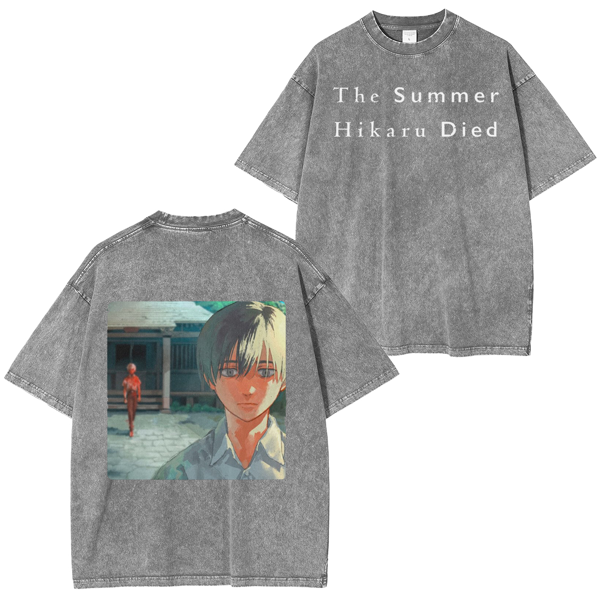 thesummerhikarudied:Hikaru and Yoshiki Official Art Double Retro Washed T-Shirt