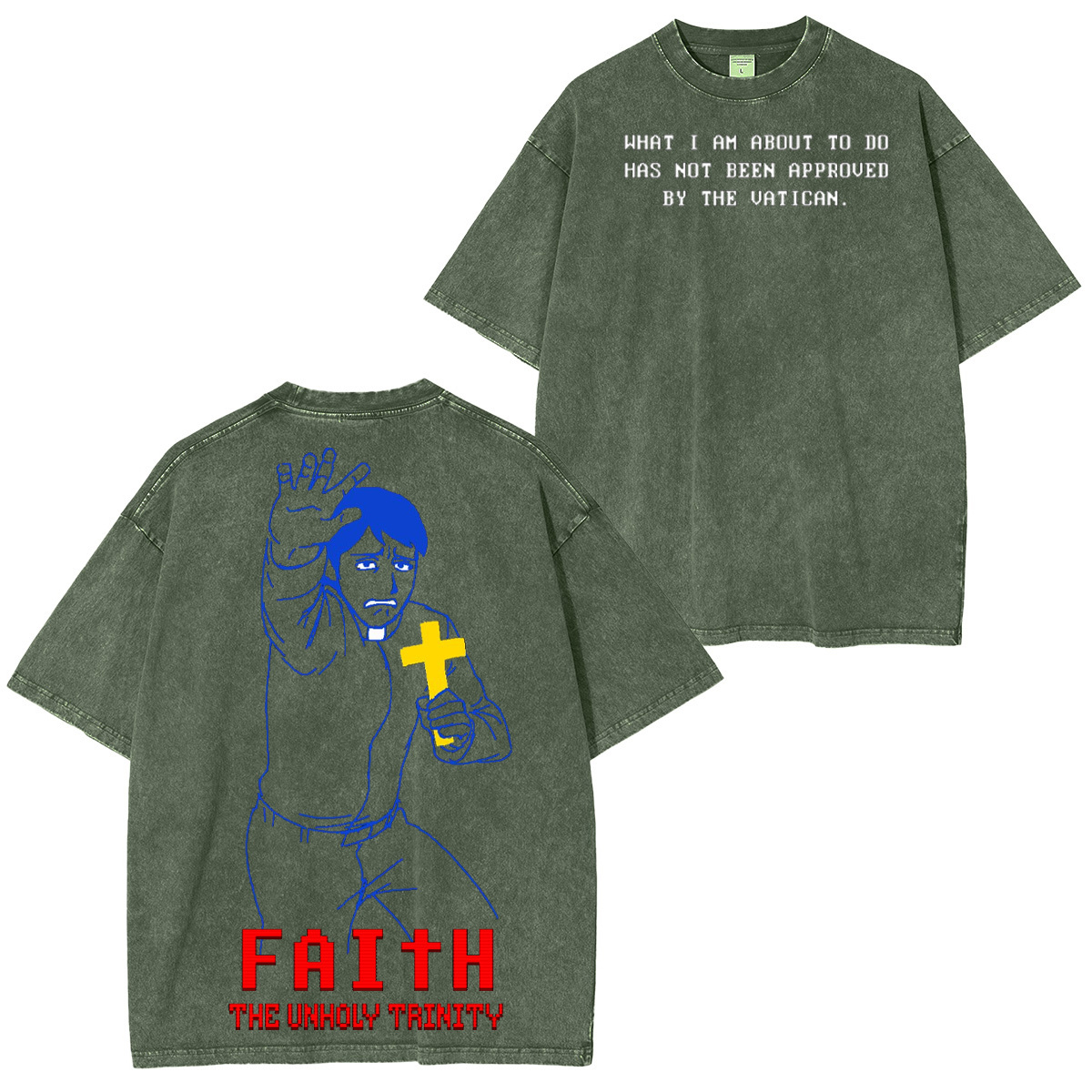 FAITH The Unholy Trinity Oversized T-shirt/Crewneck/Hoodie