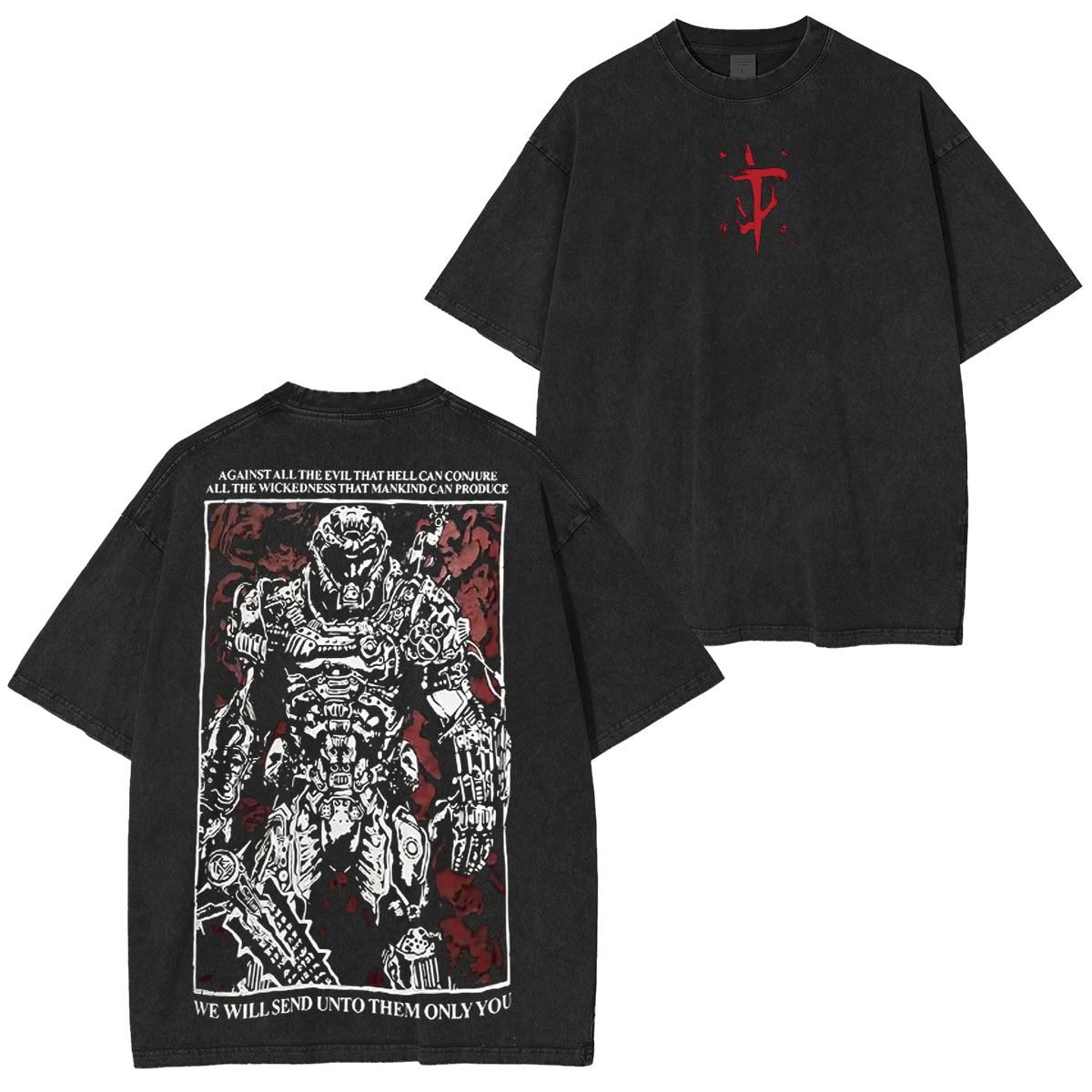 Doom Slayer Oversized T-shirt/Crewneck/Hoodie