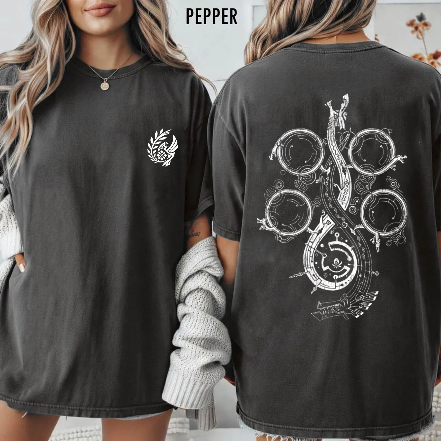 Monster Hunter Wilds Icon Oversize Unisex Shirts/Crewneck/Hoodie