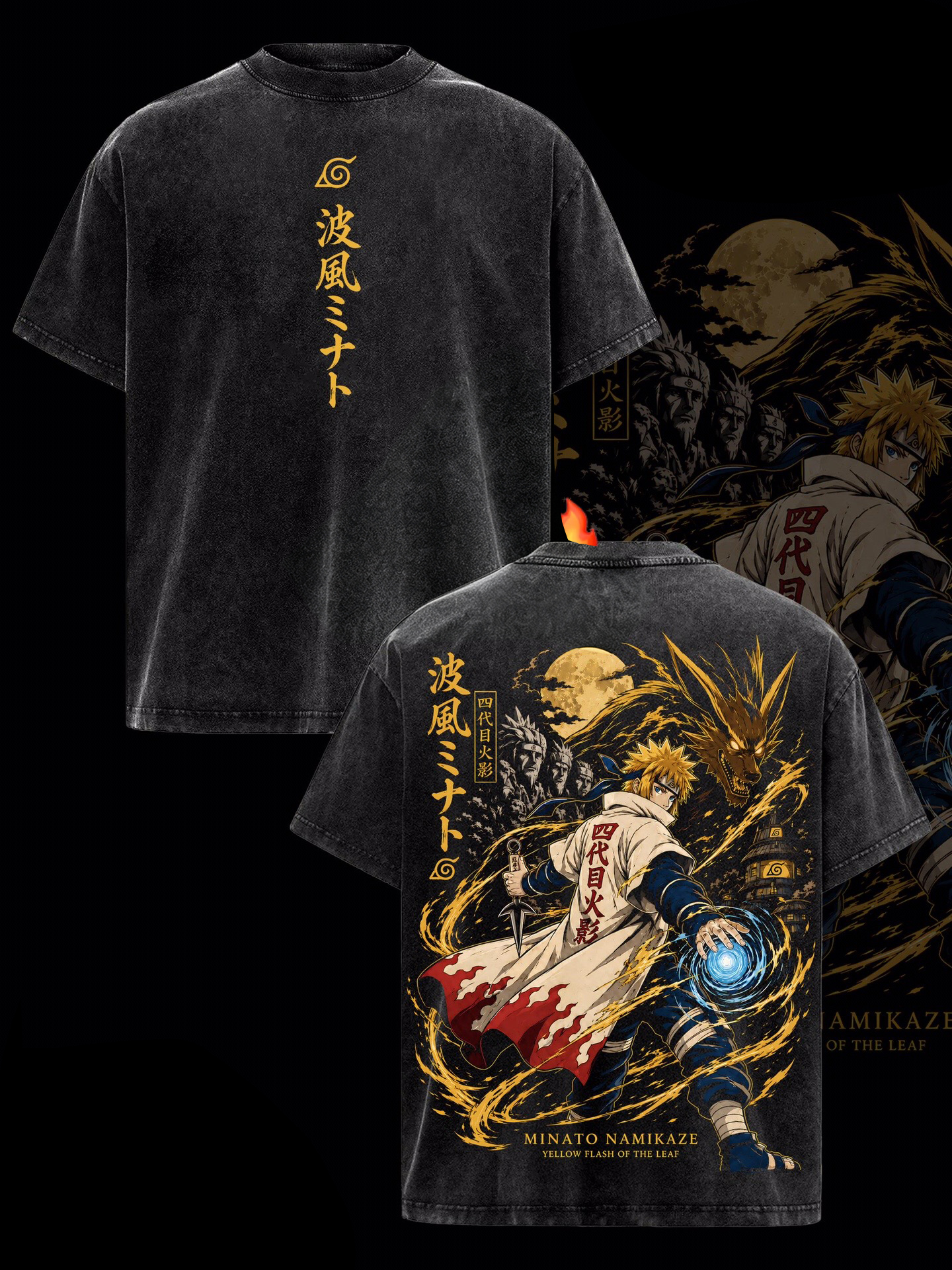 Minato Vintage Washed T-shirt/Crewneck/Hoodie