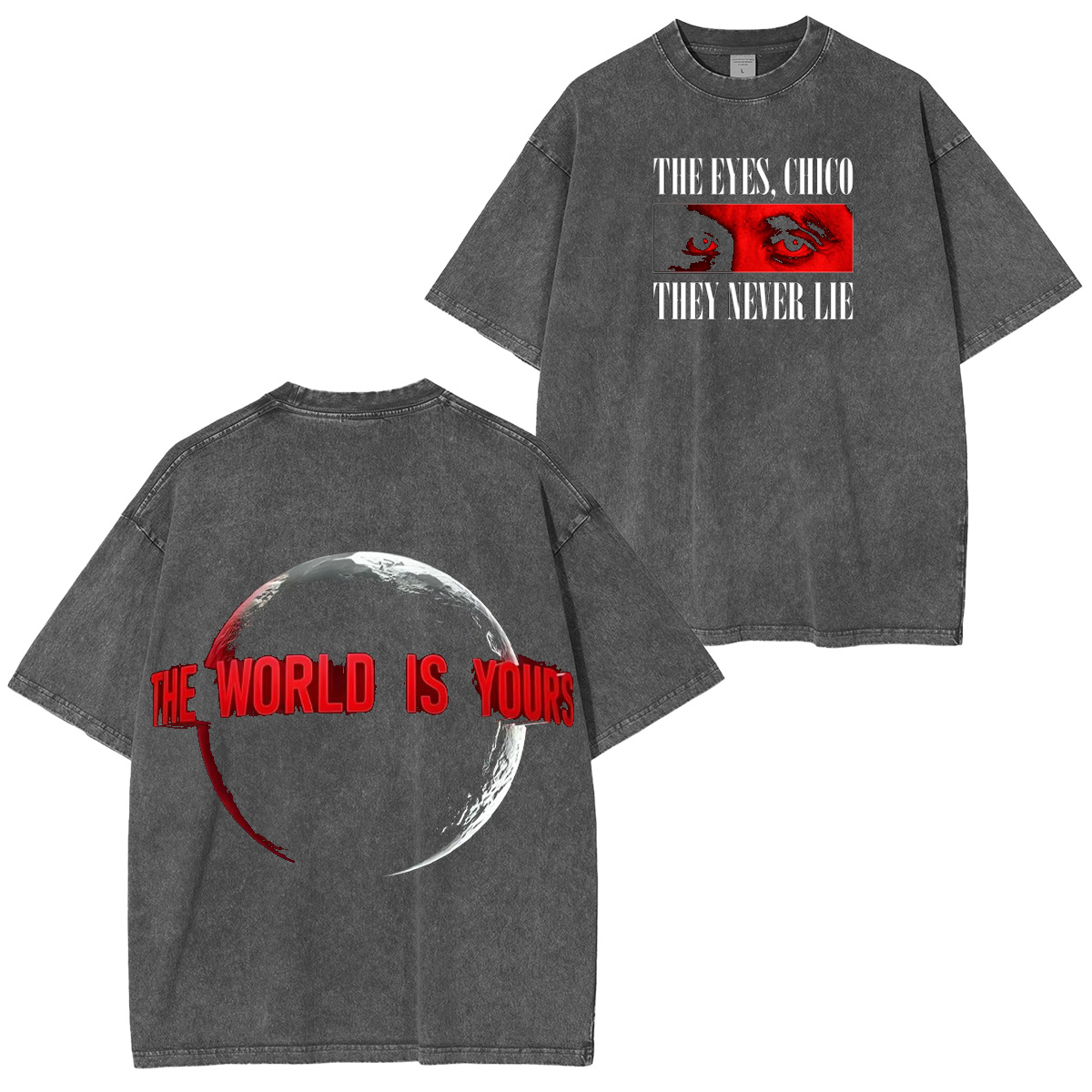 Scarface Washed T-shirt/Crewneck/Hoodie