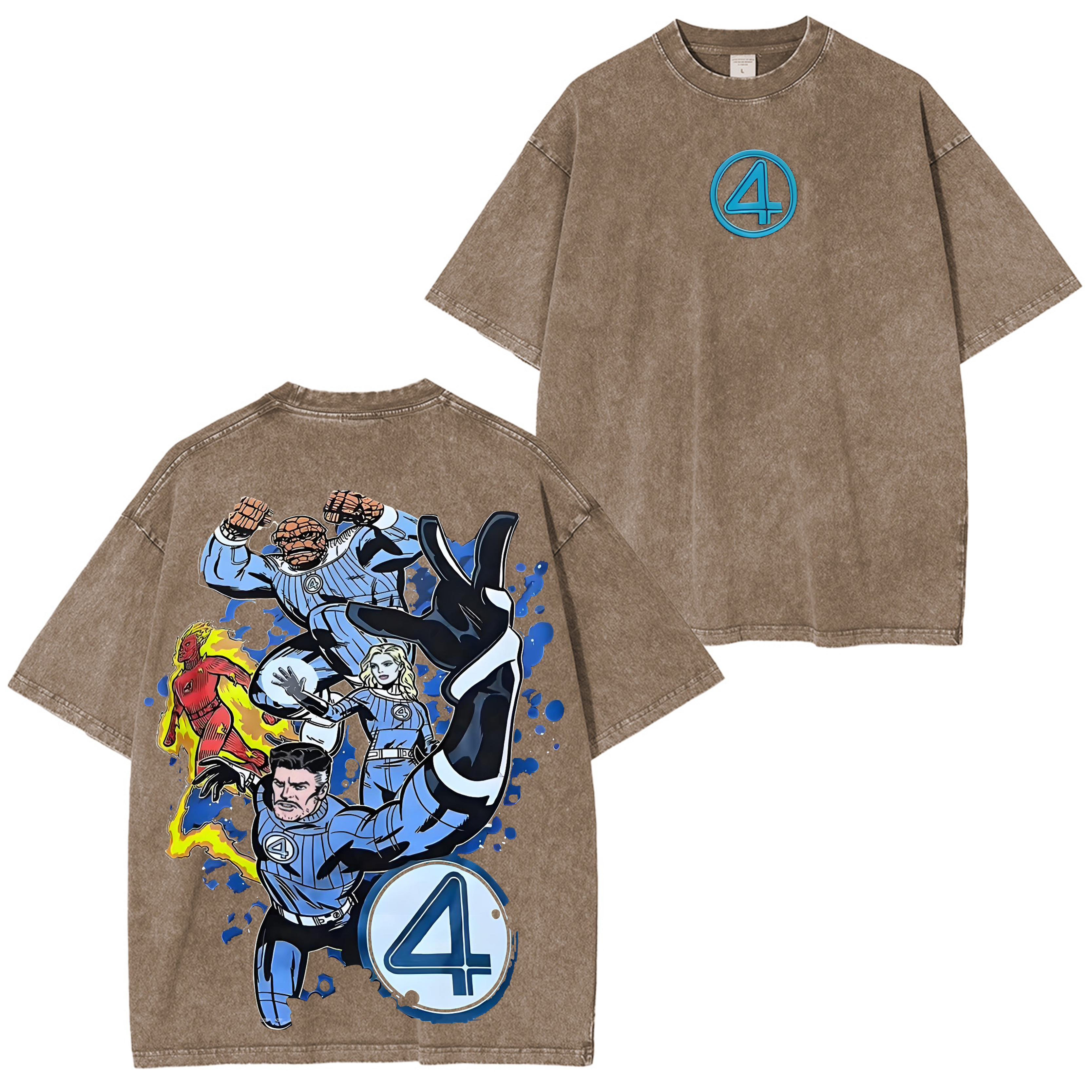 Fantastic Four Vintage Washed T-Shirt