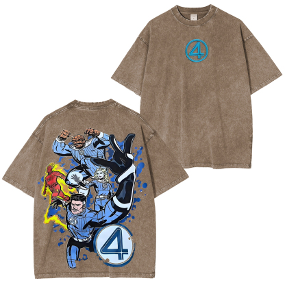 Fantastic Four Vintage Washed T-Shirt