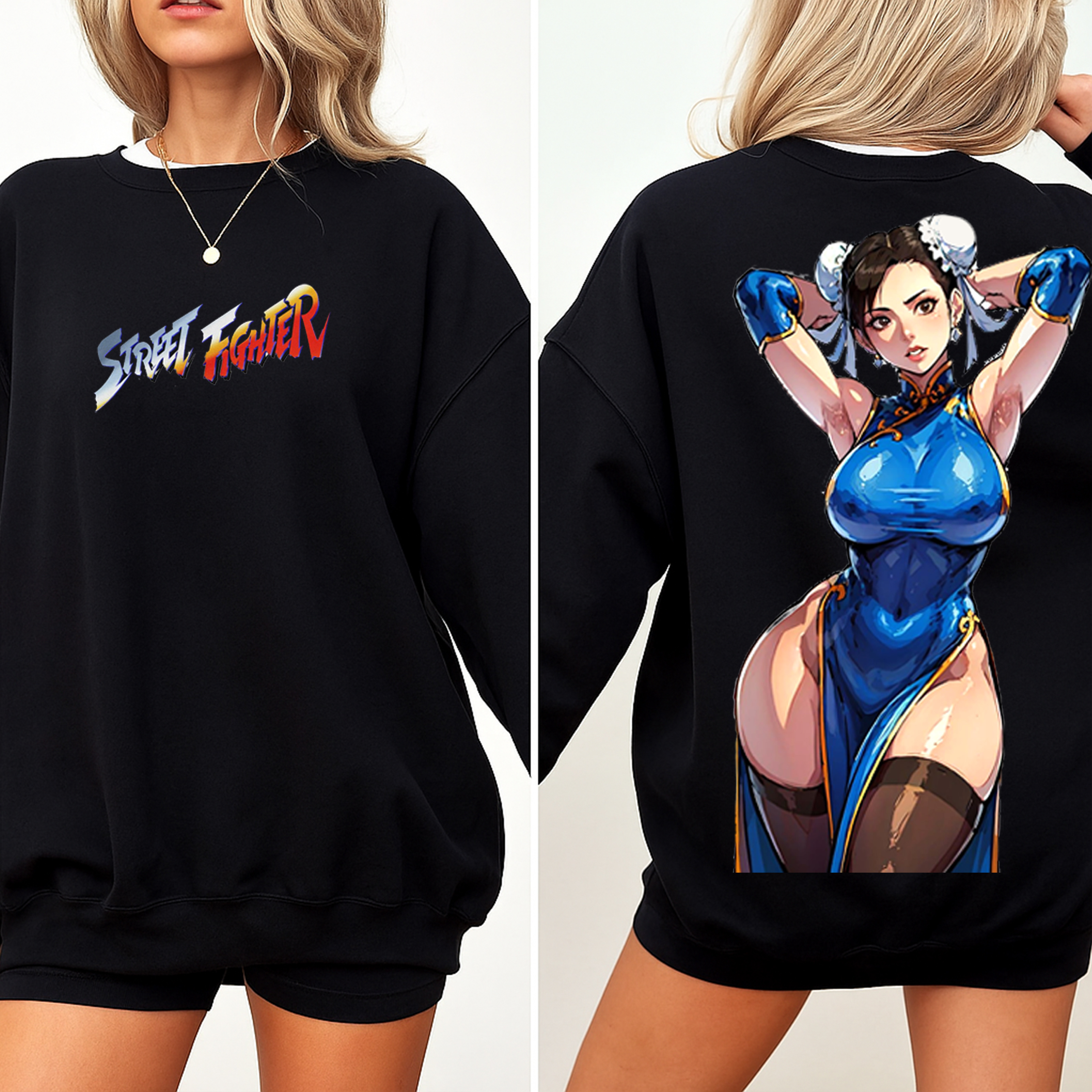 Street Fighter Alpha Oversized Washed T-shirt/Crewneck/Hoodie