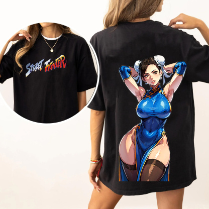 Street Fighter Alpha Oversized Washed T-shirt/Crewneck/Hoodie