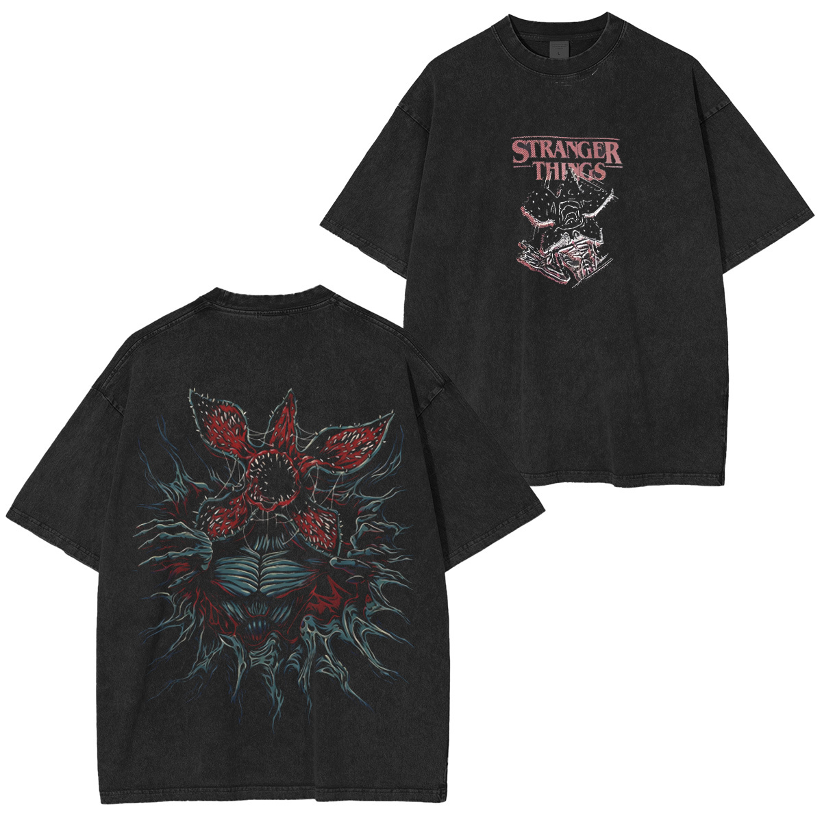 stranger things Oversized Washed T-shirt/Crewneck/Hoodie