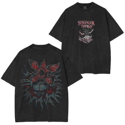 stranger  things Oversized Washed T-shirt/Crewneck/Hoodie