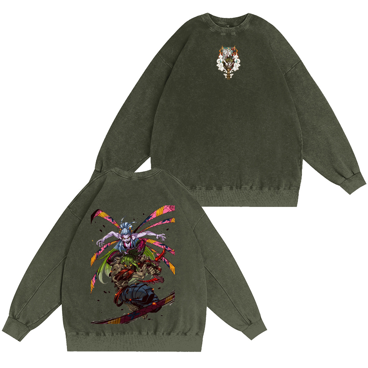 Demon Slayer Vintage Washed T-shirt/Crewneck/Hoodie