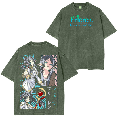 Frieren Vintage Washed T-shirt/Crewneck/Hoodie