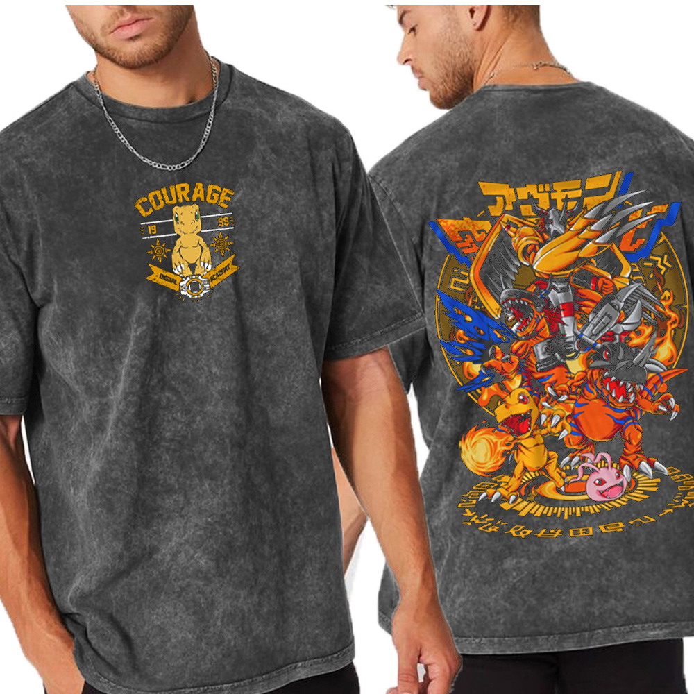 Classic Agumon Digimon Oversized T-shirt/Crewneck/Hoodie