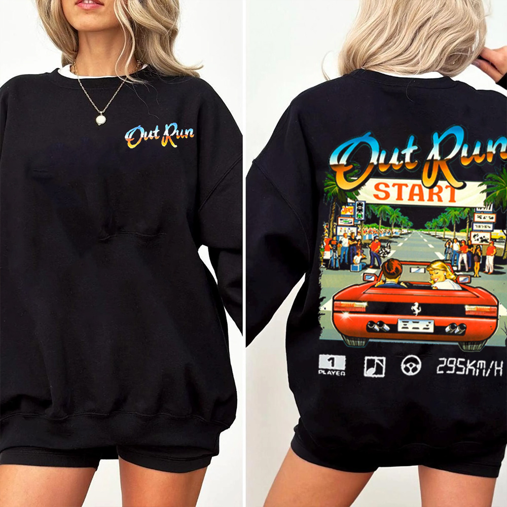 Retro Out Run Oversized T-shirt/Crewneck/Hoodie